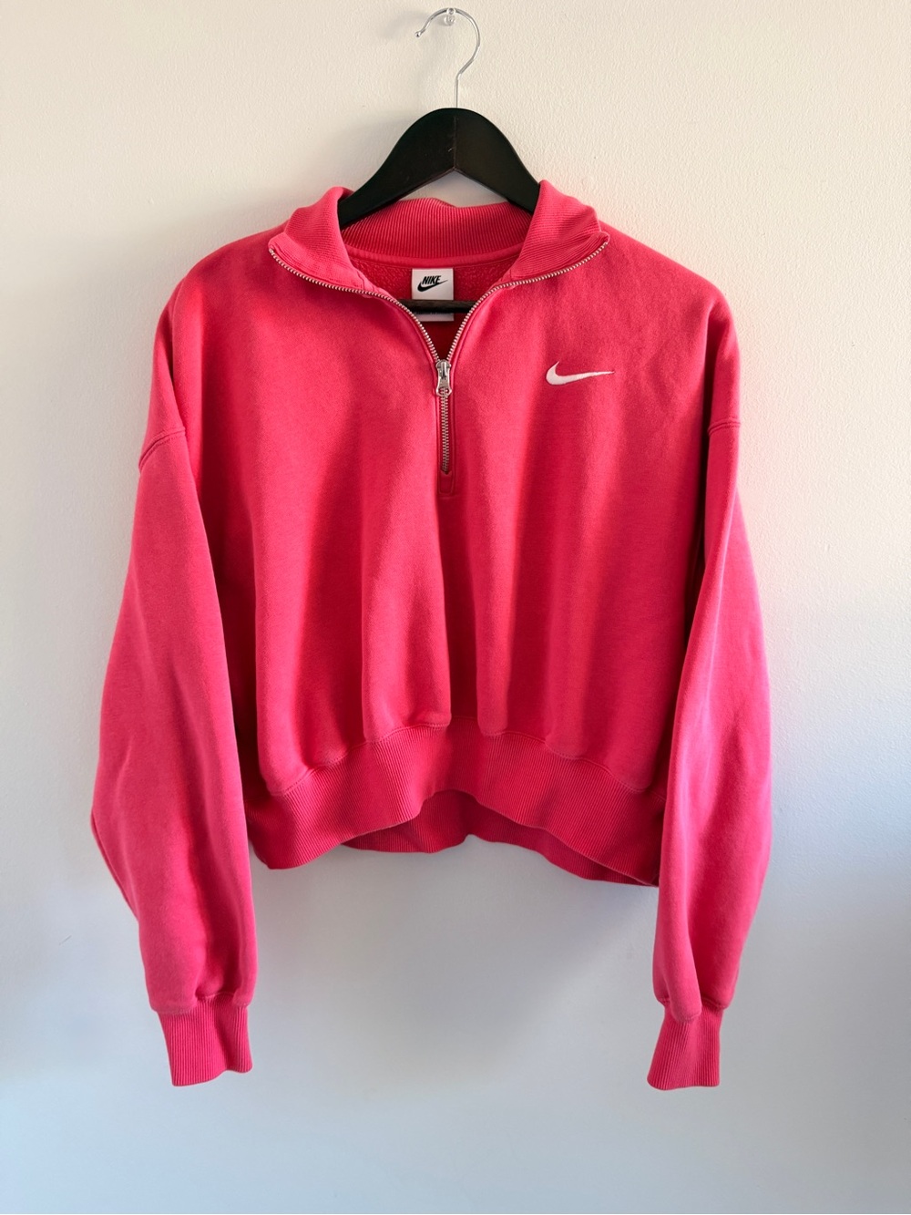 Nike Sportswear Phoenix Fleece Quarter-zip Crop Sweatshirt